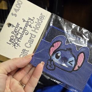 Stitch Blue Kids Card Holder